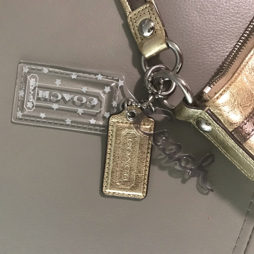 Coach Poppy star collection leather spotlight bag - Picture 5 of 6